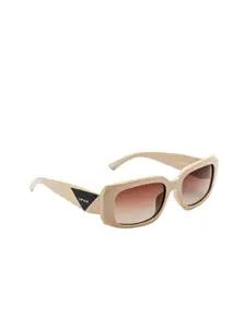 OPIUM Women Rectangle Sunglasses with Polarised and UV Protected Lens-OP-10182-C04-54