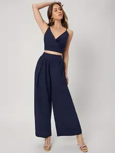 Kotty Shoulder Straps Top With Trousers