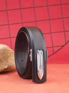 BuckleUp Men Textured Casual Belt