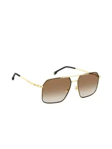Carrera Men Square Sunglasses with UV Protected Lens 2067632M25986-Black Gold