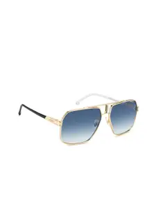 Carrera Men Square Sunglasses with UV Protected Lens 205896J5G6208-Gold