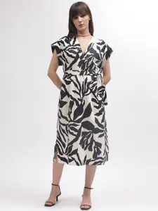 GANT Tropical Print Midi Dress