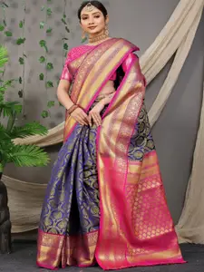SGF11 Woven Design Zari Pure Silk Kanjeevaram Saree