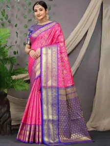 SGF11 Ethnic Motifs Woven Design Pure Silk Kanjeevaram Saree