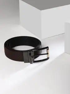 Louis Philippe Men Textured Leather Formal Belt