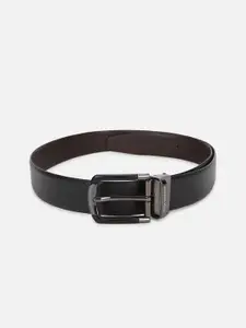 Peter England Men Textured Leather Formal Belt
