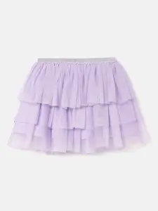 United Colors of Benetton Infant Girls Layered Flared Mini Skirt