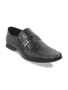 J.FONTINI Men Textured Formal Slip-On Shoes
