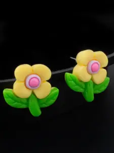 PRIVIU Floral Studs Earrings
