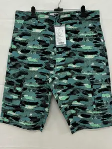 Kook N Keech Men Camouflage Printed Cargo Shorts