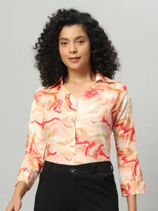 Funday Fashion Slim Fit Tie-Dye Casual Shirt