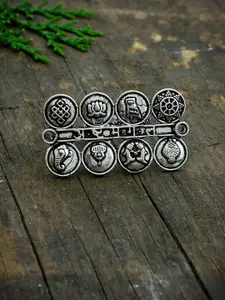 Silvermerc Designs Silver-Plated & Temple Finger Ring