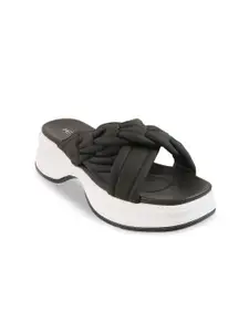 Metro Open Toe Platform Heels