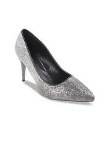 Mochi Embellished Pointed Toe Slim Heeled Pumps