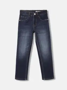 Blue Giraffe Boys Straight Fit Light Fade Stretchable Jeans