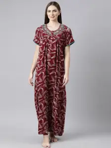 Bailey sells Abstract Printed Pure Cotton Maxi Nightdress