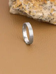 GIVA Rhodium-Plated 925 Sterling Silver Finger Ring
