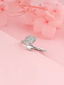 GIVA 925 Sterling Silver Rhodium-Plated Finger Ring