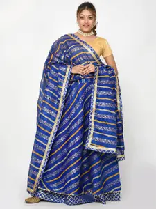 Kesarya Embellished Ready to Wear Lehenga & Unstitched Blouse With Dupatta