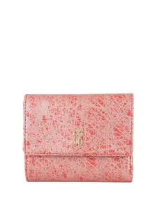 Baggit Women Abstract Printed Three Fold Wallet