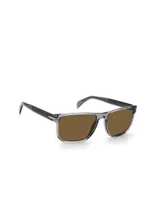 DAVID BECKHAM Men Square Sunglasses with UV Protected Lens 204165KB75770