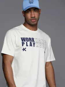 HRX by Hrithik Roshan Men Typography Printed T-shirt