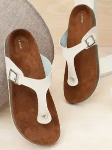 Lavie T-Strap Flats with Buckles