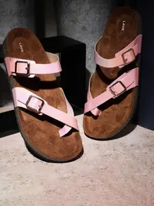 Lavie Buckle Detail One Toe Flats