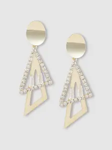 Globus Triangular Drop Earrings