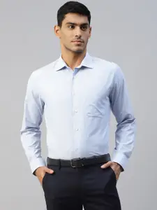 DON VINO Comfort Slim Fit Vertical Striped Cotton Formal Shirt
