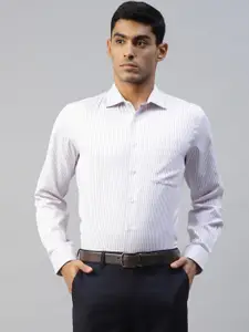 DON VINO Slim Fit Comfort Vertical Striped Cotton Formal Shirt