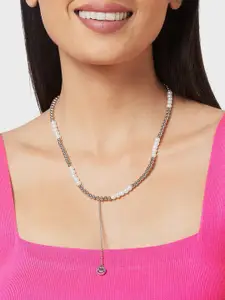 Globus Silver-Toned Silver-Plated Necklace