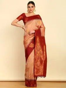 Soch Woven Design Zari Saree with Tassels