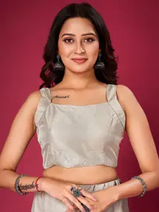 flaher Shoulder Straps Sleeveless Blouse