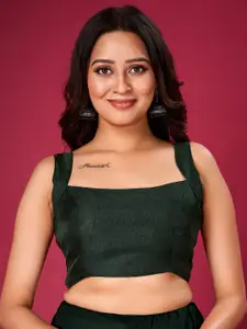 flaher Shoulder Straps Sleeveless Blouse