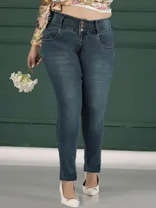 Turning Blue Women Plus Size Slim Fit Jeans
