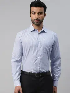 DON VINO Comfort Micro Checked Cotton Canvas Formal Shirt