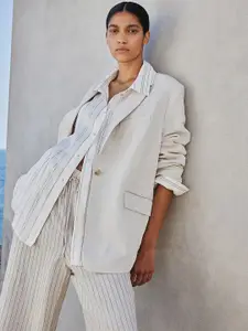 H&M Linen-Blend Blazer