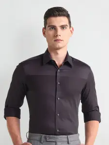 Arrow New York Slim Fit Twill Weave Cotton Formal Shirt