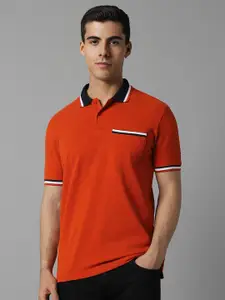 Louis Philippe Sport Polo Collar Slim Fit Pure Cotton T-shirt