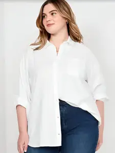 Fab Star Women Classic Boxy Opaque Casual Shirt