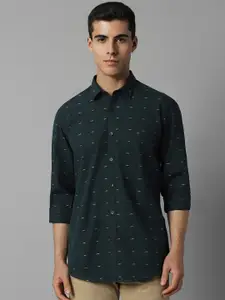 Louis Philippe Jeans Slim Fit Micro Ditsy Printed Pure Cotton Casual Shirt