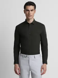 Peter England Slim Fit Spread Collar Long Sleeves Formal Shirt