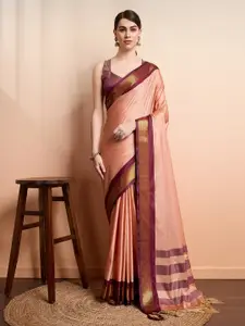 SGF11 Ethnic Motifs Woven Design Zari Kanjeevaram Silk Saree