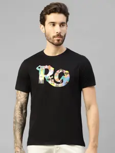 Royal Enfield Typography Printed Casual T-shirt