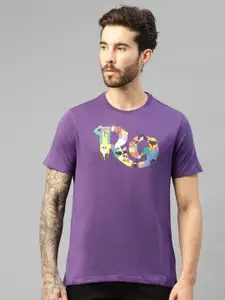 Royal Enfield Typography Printed Casual T-shirt