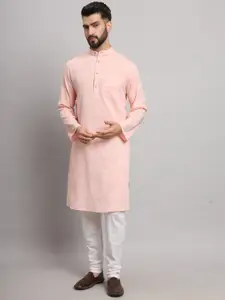 Latest Chikan Garments Band Collar Long Sleeves Straight Kurta