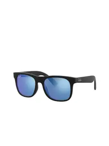 Ray-Ban Junior RAY-BAN Boys UV Protected Blue Lens Square Sunglasses - 0RJ9069S70285548