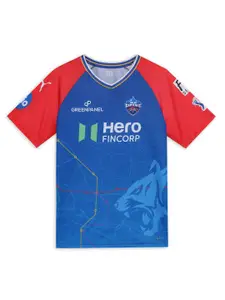 Puma DC Fan Replica 2024 Youth Kids Printed Cricket Jersey