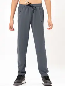 Technosport Boys SS'24 Slim Fit Mid-Rise Antimicrobial Track Pants